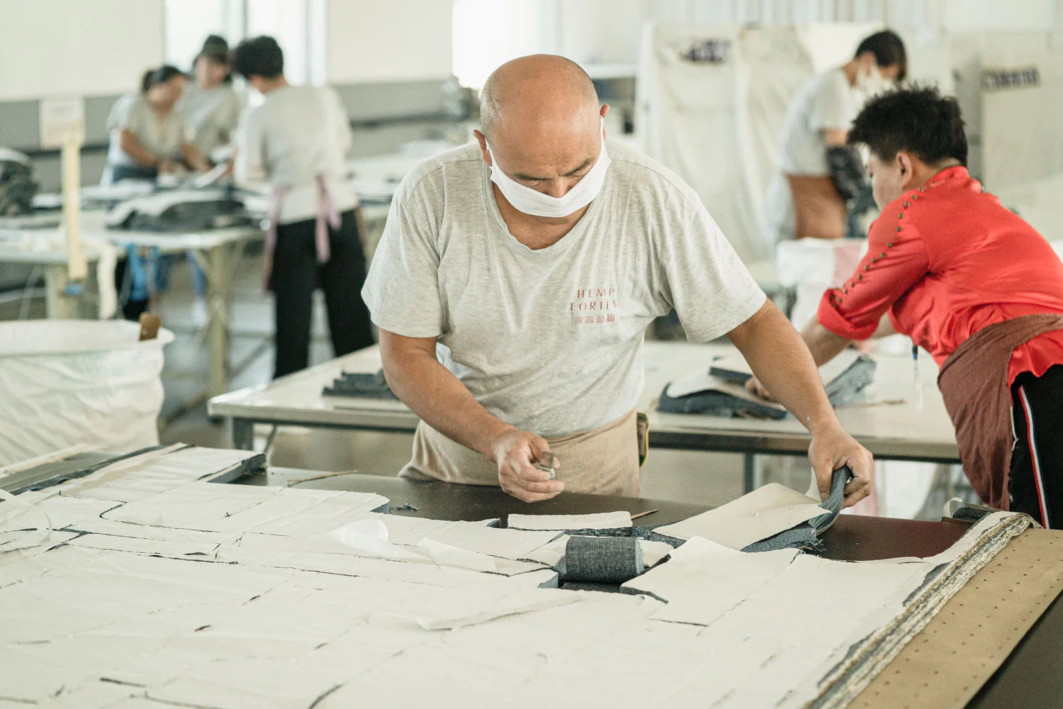 factory workers