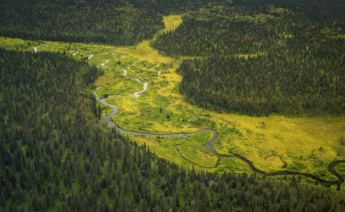 river stream sky shot